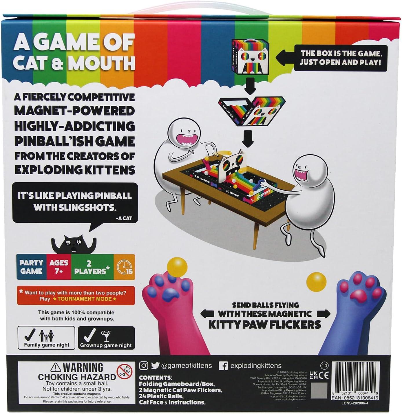 imageA Game of Cat and Mouth by Exploding Kittens Card Game for Adults Family Teens and Kids
