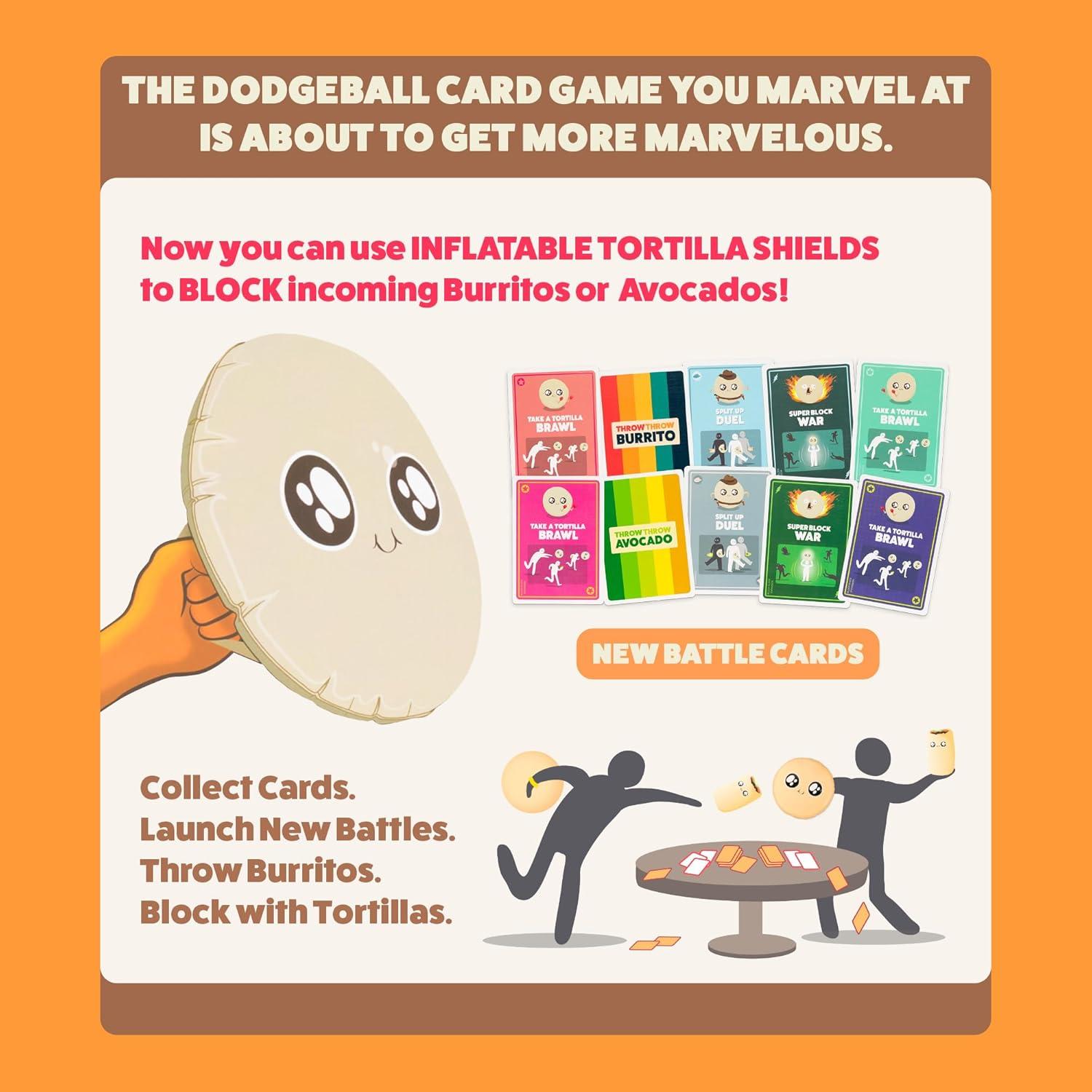imageExploding Kittens Block Block Burrito Expansion Pack 26 Players Ages 7 15 Minutes to Play Original Game Required Inflatable Shields Party amp Family Card Games for Kid amp Adults