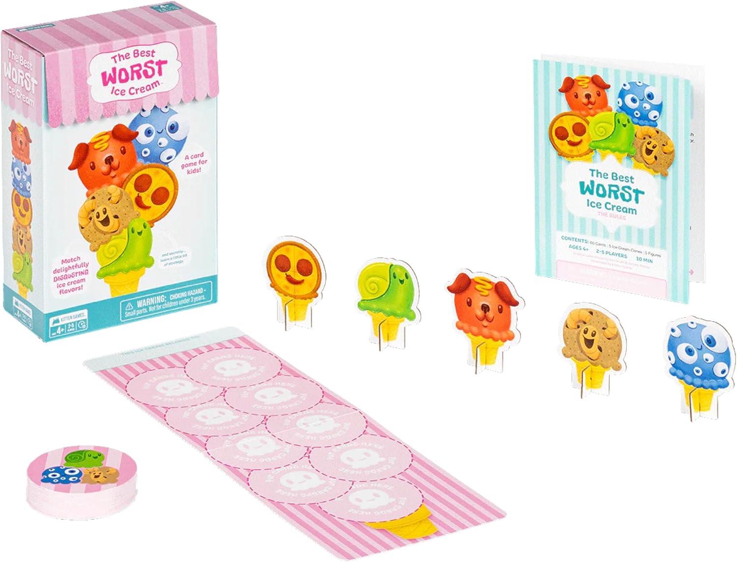 imageExploding Kittens I Want My Teeth Back 24 Players Ages 4 10 Minutes to Play Educational Board Game for KidsThe Best Worst Ice Cream