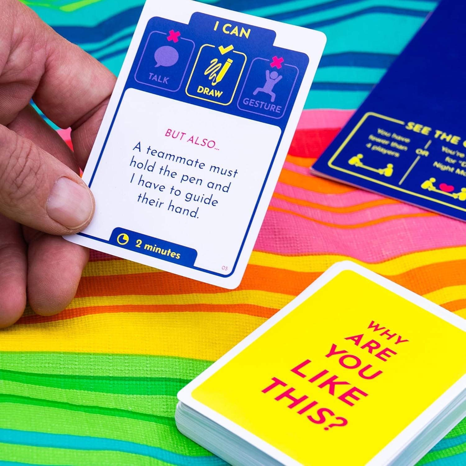 imageExploding Kittens Why are You Like This 2 Players Ages 14 15 Minutes to Play Talking Drawing amp Gesturing Guessing Game Party Family Date Night Couples Game