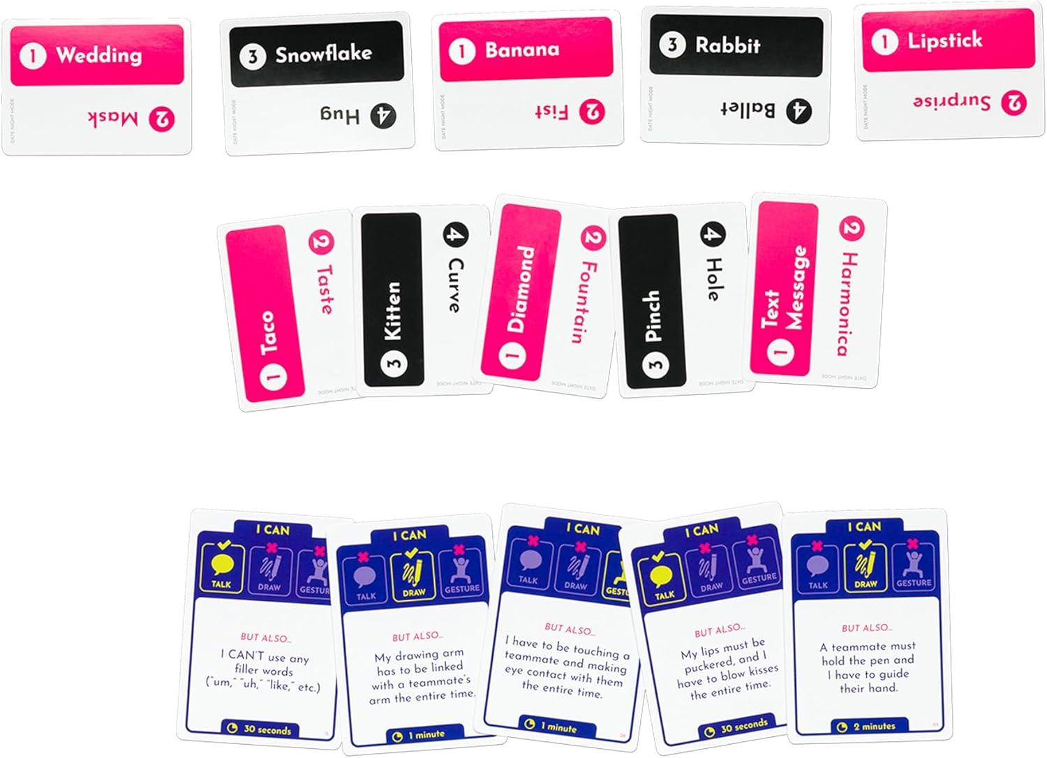 imageExploding Kittens Why are You Like This 2 Players Ages 14 15 Minutes to Play Talking Drawing amp Gesturing Guessing Game Party Family Date Night Couples Game