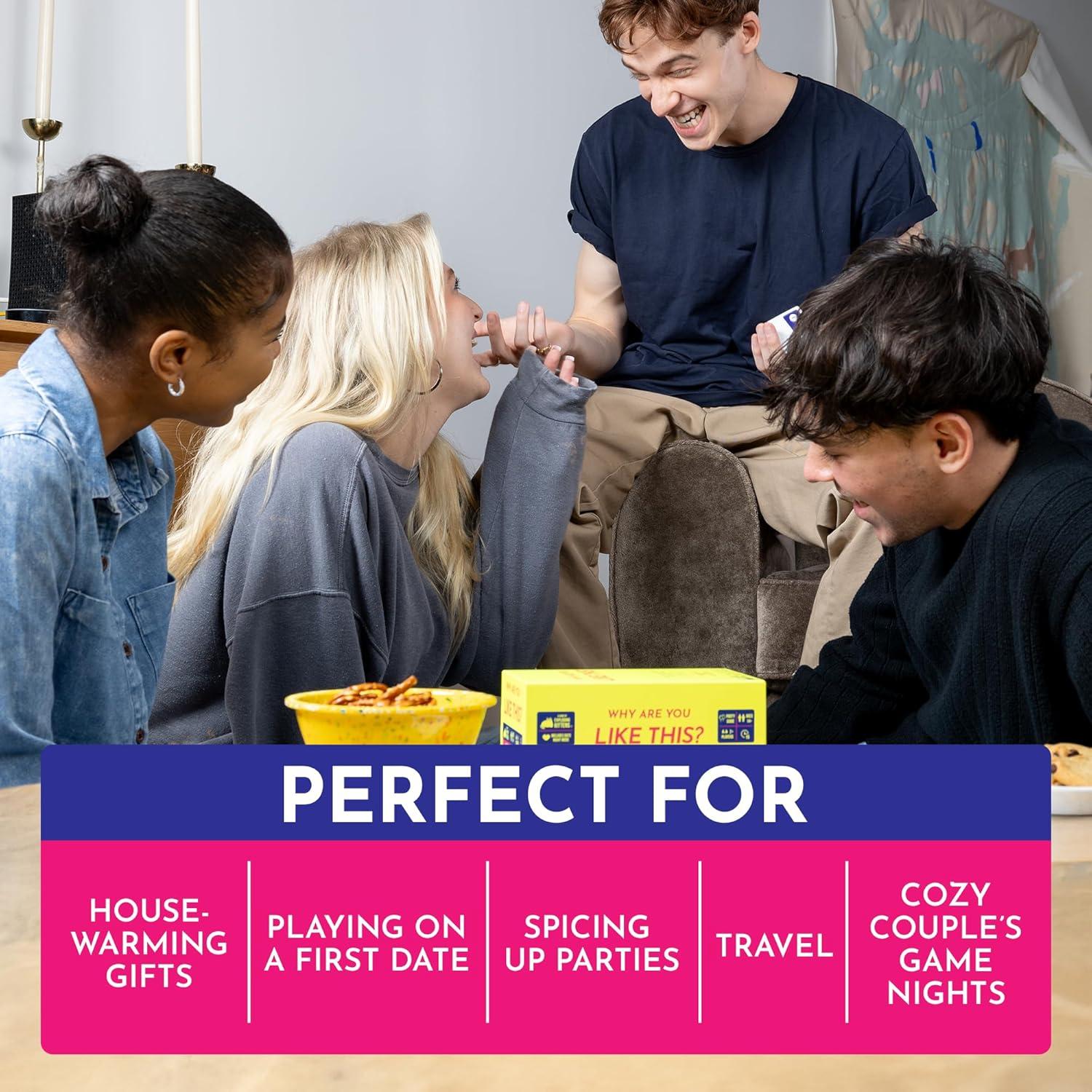 imageExploding Kittens Why are You Like This Date Night Edition Grab amp Game 2 Players Ages 14 15 Minutes to Play Talking Drawing amp Gesturing Guessing for Party Family CouplesWhy Are You Like This Date Night