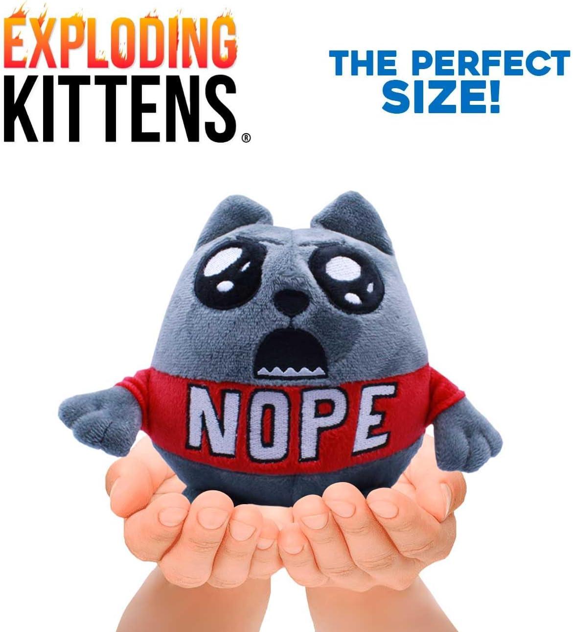 imageJust Toys LLC Exploding Kittens 6 Plush Catermelon Official Licensed Soft Toy Soft Plush Collectible for Kids amp FansNope Cat