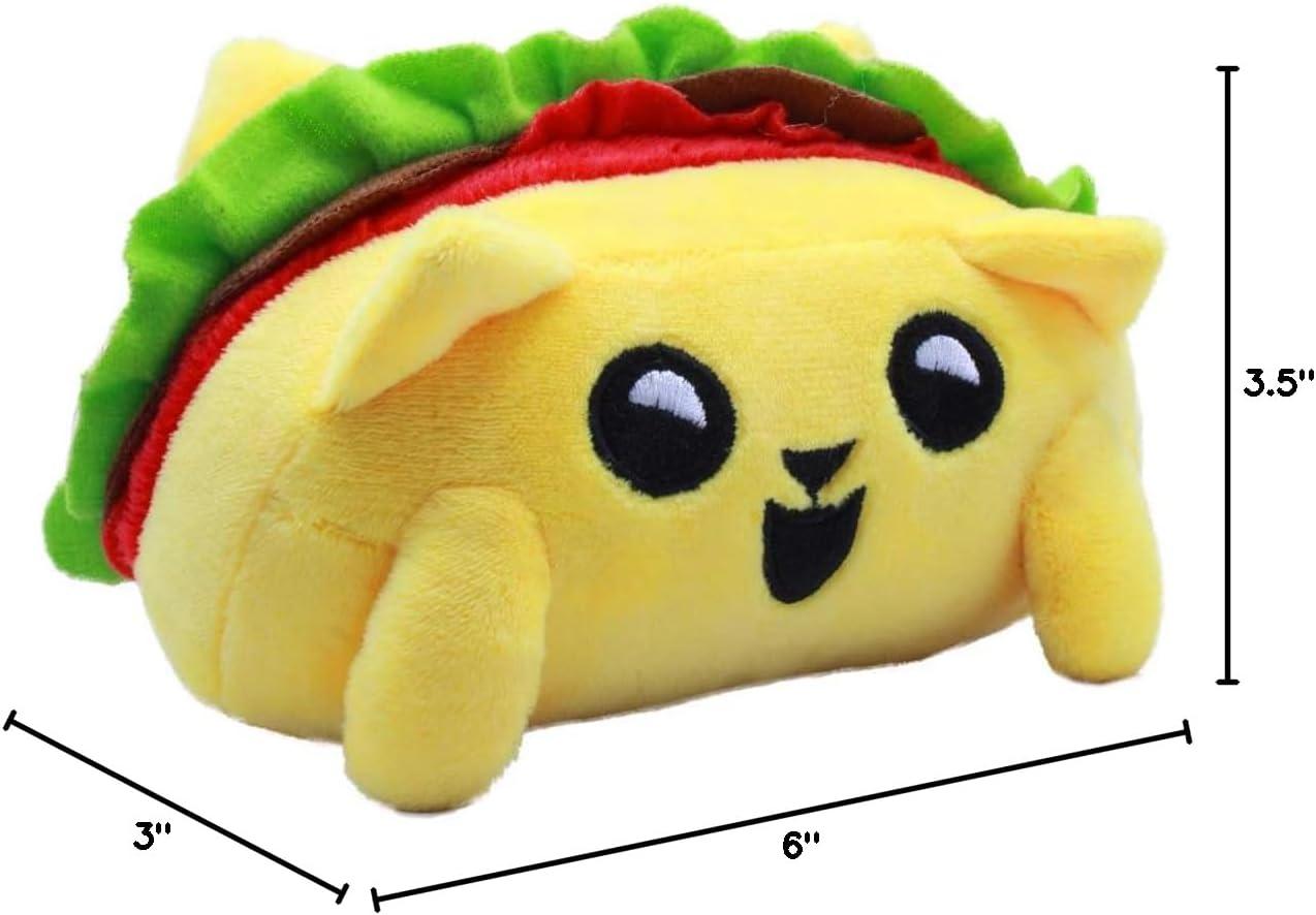 imageJust Toys LLC Exploding Kittens 6 Plush Catermelon Official Licensed Soft Toy Soft Plush Collectible for Kids amp FansTaco Cat