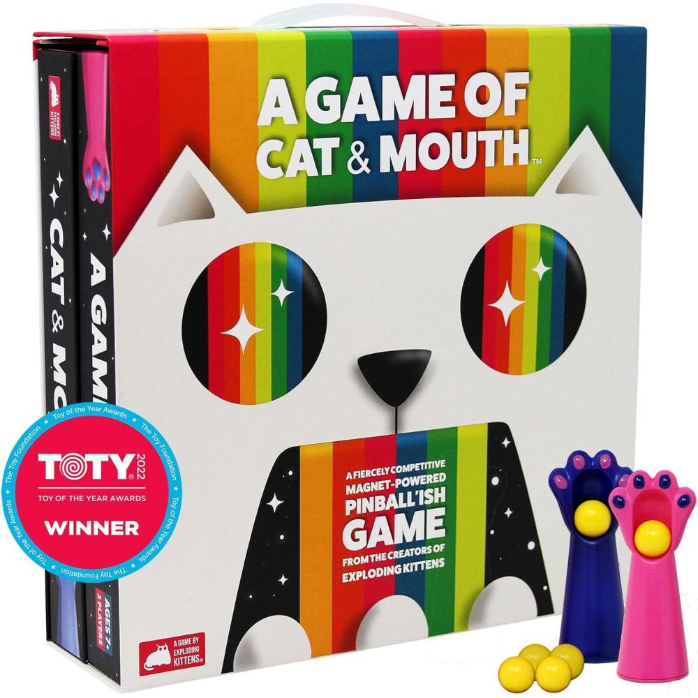 imageA Game of Cat and Mouth by Exploding Kittens Card Game for Adults Family Teens and Kids