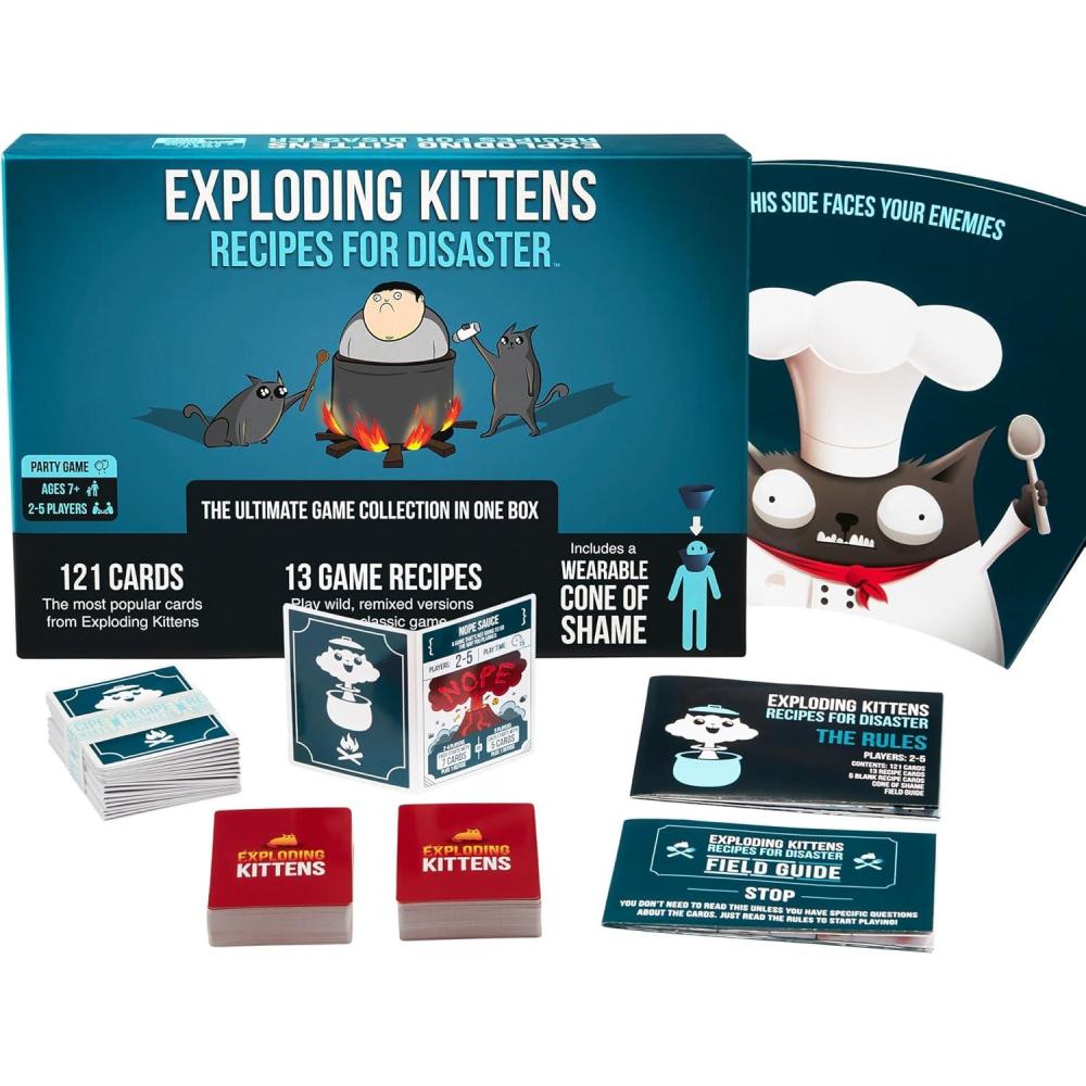 imageExploding Kittens Original Edition  25 Players  Ages 7  15 Minutes to Play  High Stakes Card Game  Party Game Family Game Night Kid and Adult Card GameRecipes for Disaster