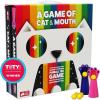 imageA Game of Cat and Mouth by Exploding Kittens  Card Game for Adults Family Teens and Kids