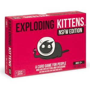 Exploding Kittens Original Edition – 2-5 Players – Ages 7+ – 15 Minutes to Play – High Stakes Card Game – Party Game, Family Game Night, Kid and Adult Card Game(NSFW Edition)