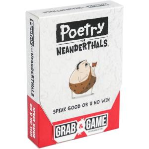 Exploding Kittens Poetry for Neanderthals Grab & Game 2+ Players – Ages 7+ – 10 Minutes to Play – Travel Sized Word Guessing Game – Party Game, Family Game Night, Kid and Adult Card Game