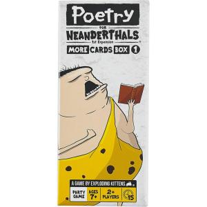Exploding Kittens Poetry for Neanderthals NSFW Edition 2+ Players – Ages 17+ – 15 Minutes to Play – Adult Competitive Word Guessing Game – Party Game, Family Game Night, Adult Card Game(Expansion Pack)