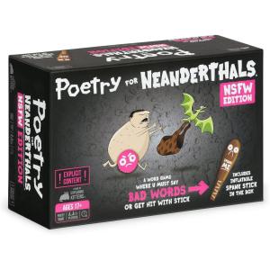 Exploding Kittens Poetry for Neanderthals NSFW Edition 2+ Players – Ages 17+ – 15 Minutes to Play – Adult Competitive Word Guessing Game – Party Game, Family Game Night, Adult Card Game(NSFW Edition)