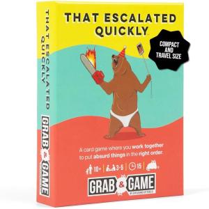 Exploding Kittens Why are You Like This? Date Night Edition Grab & Game, 2+ Players – Ages 14+ – 15 Minutes to Play – Talking, Drawing, & Gesturing Guessing – for Party, Family, Couples(That Escalated Quickly)