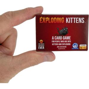 World’s Smallest Exploding Kittens Hilarious Game for Family Game Night in Miniature Size | Travel Game | Funny Card Games | for Ages 8 and up